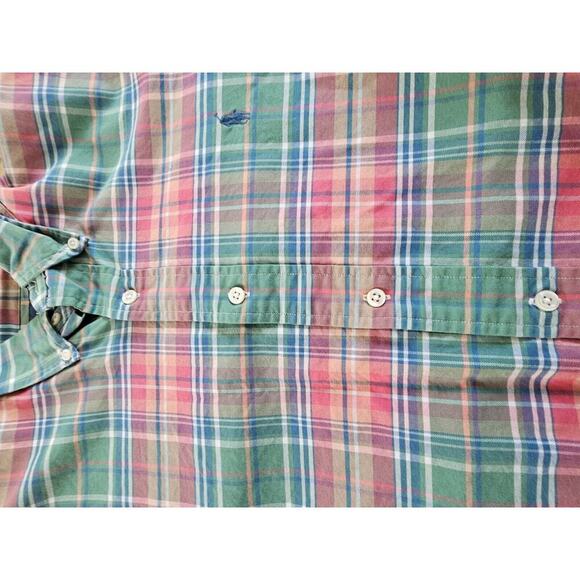 Ralph Lauren Custom Fit Plaid Button Down Shirt Men's Size XL Preppy Nautical - Picture 12 of 13